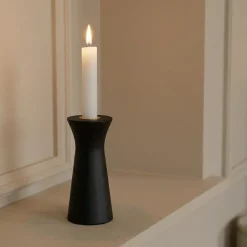 Bougeoir en bois Elya