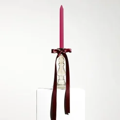 Bougeoir en verre