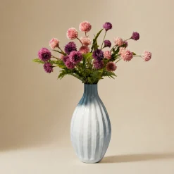 Bouquet de Chrysanthèmes rose et violet 6 tiges