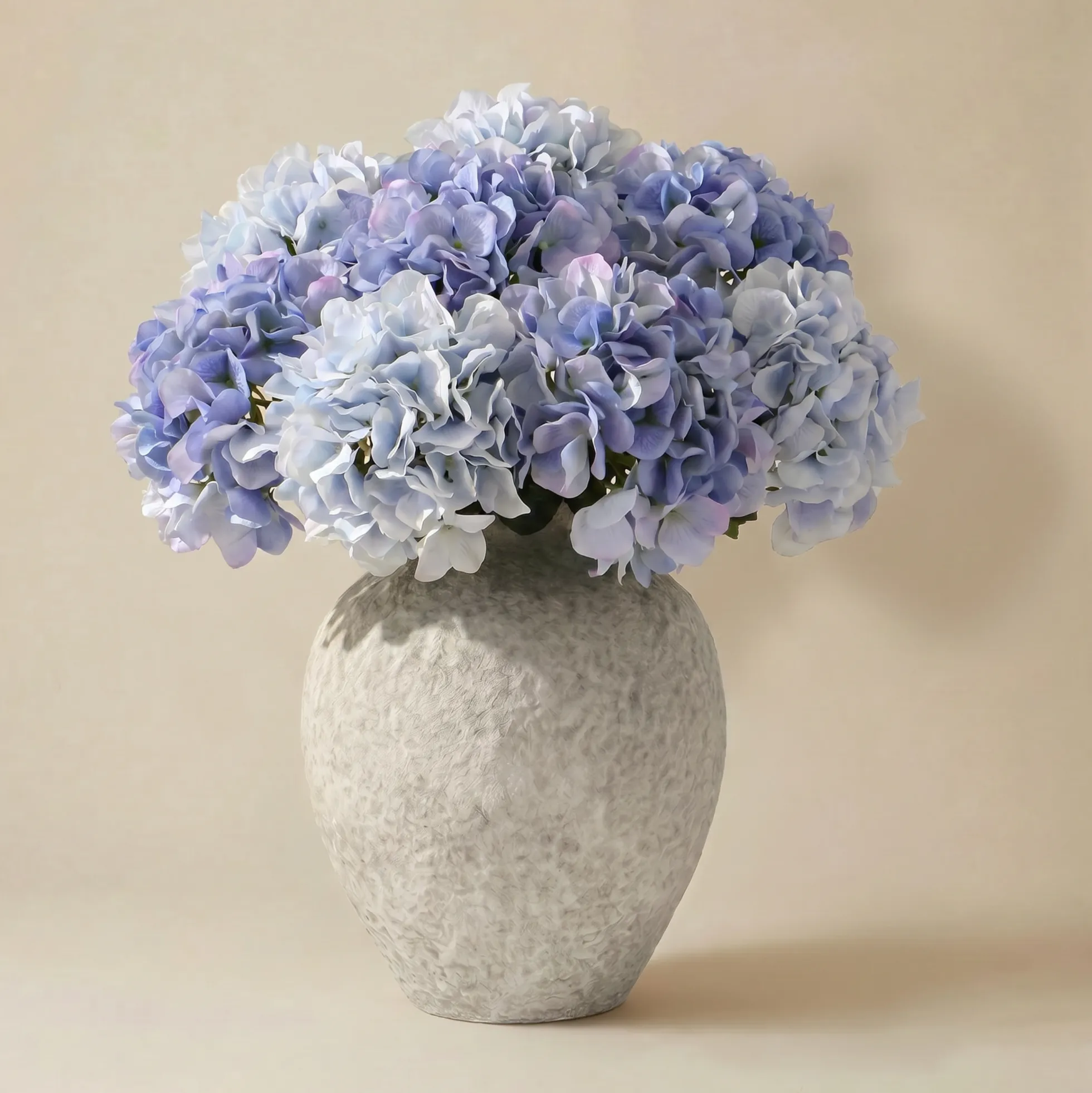 Bouquet d’Hortensia bleu 9 tiges