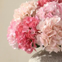 Bouquet d’Hortensia rose 12 tiges