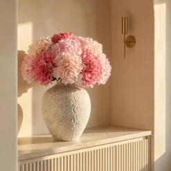 Bouquet d’Hortensia rose 9 tiges