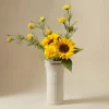 Bouquet Tournesols jaunes 5 tiges