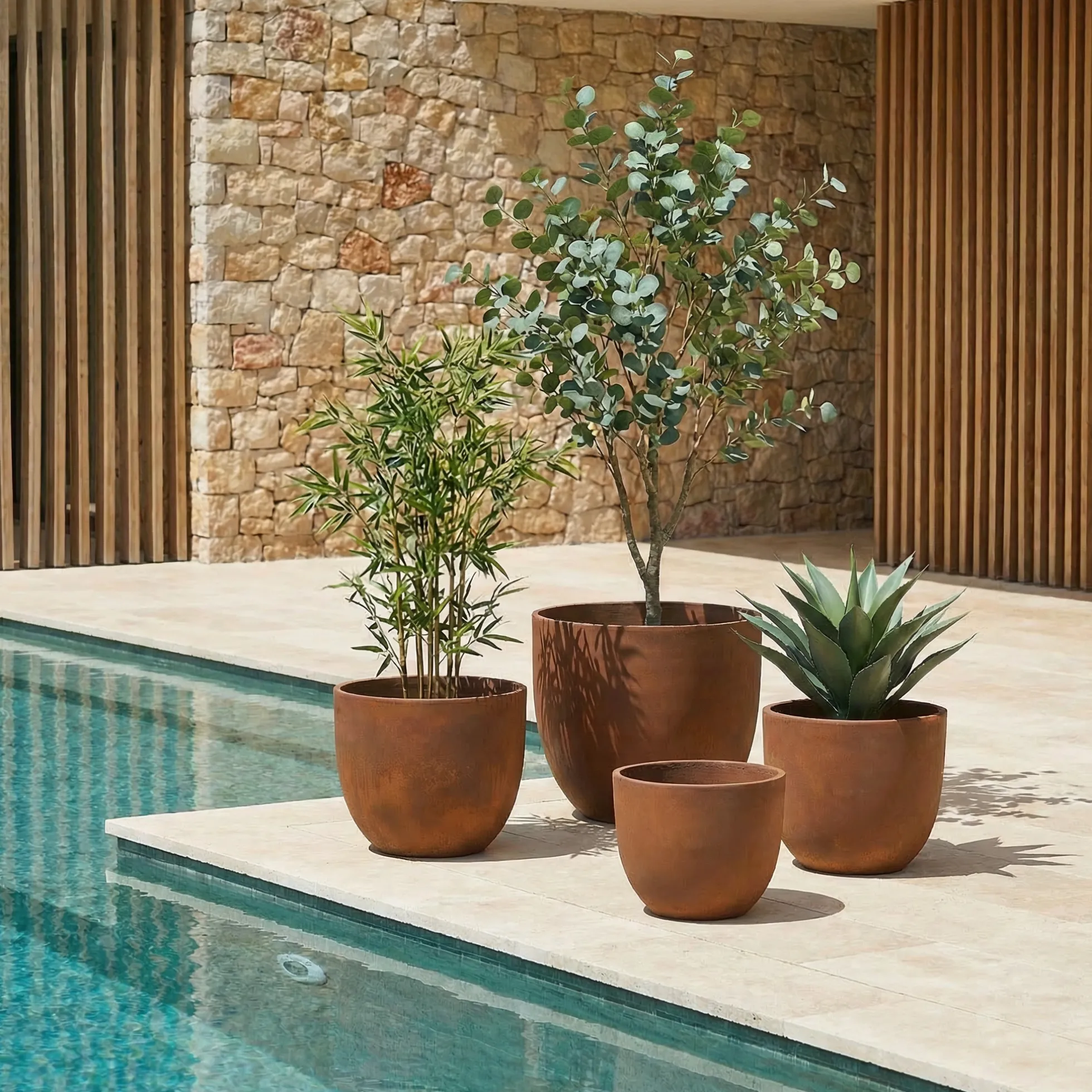 Cache-Pot Terra arrondi 38 cm