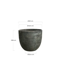 Cache-Pot Terra arrondi 38 cm