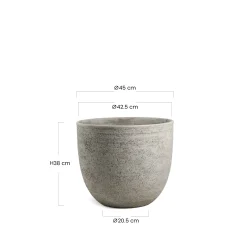 Cache-Pot Terra arrondi 38 cm