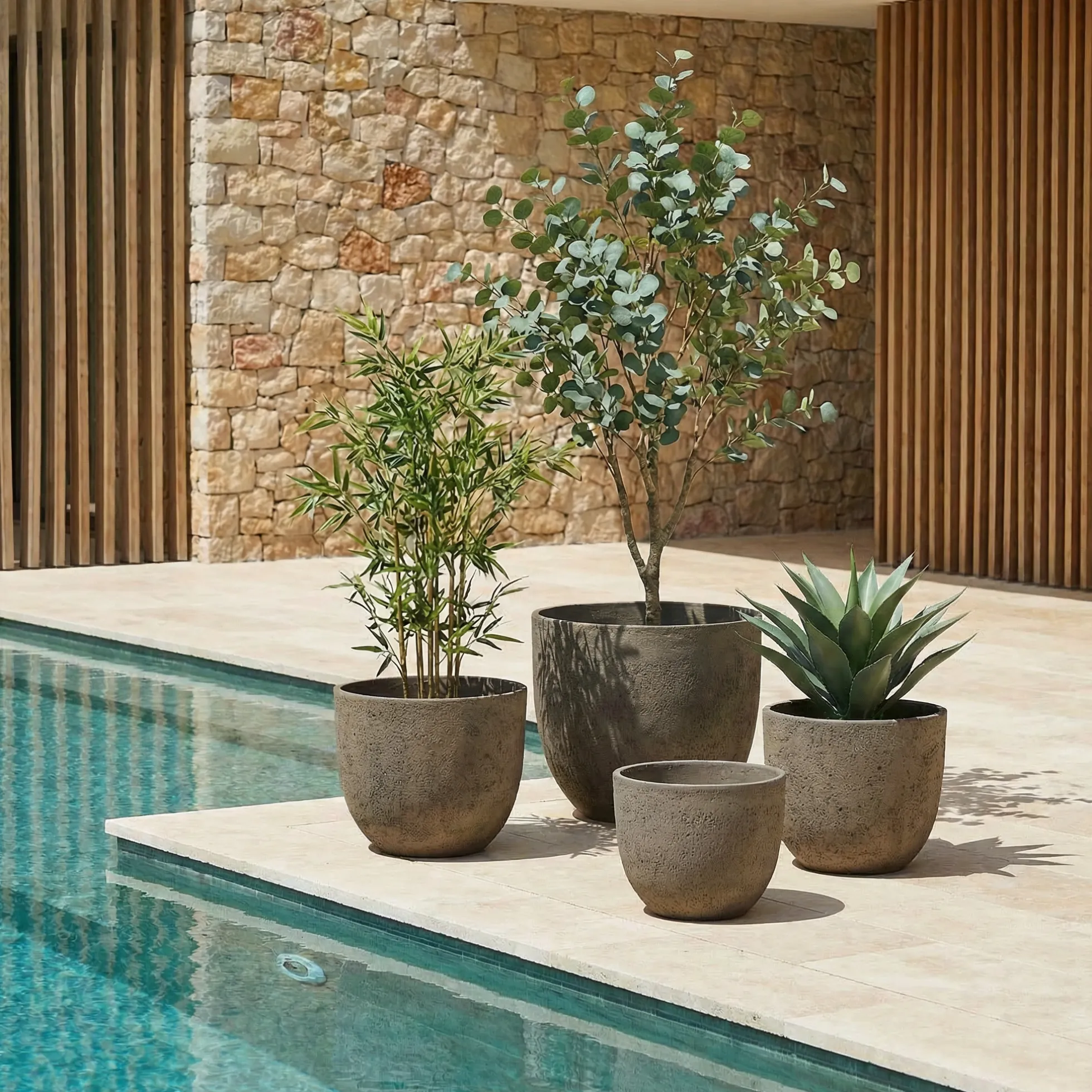 Cache-Pot Terra arrondi 30 cm