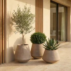 Cache-Pot Zen conique 43 cm