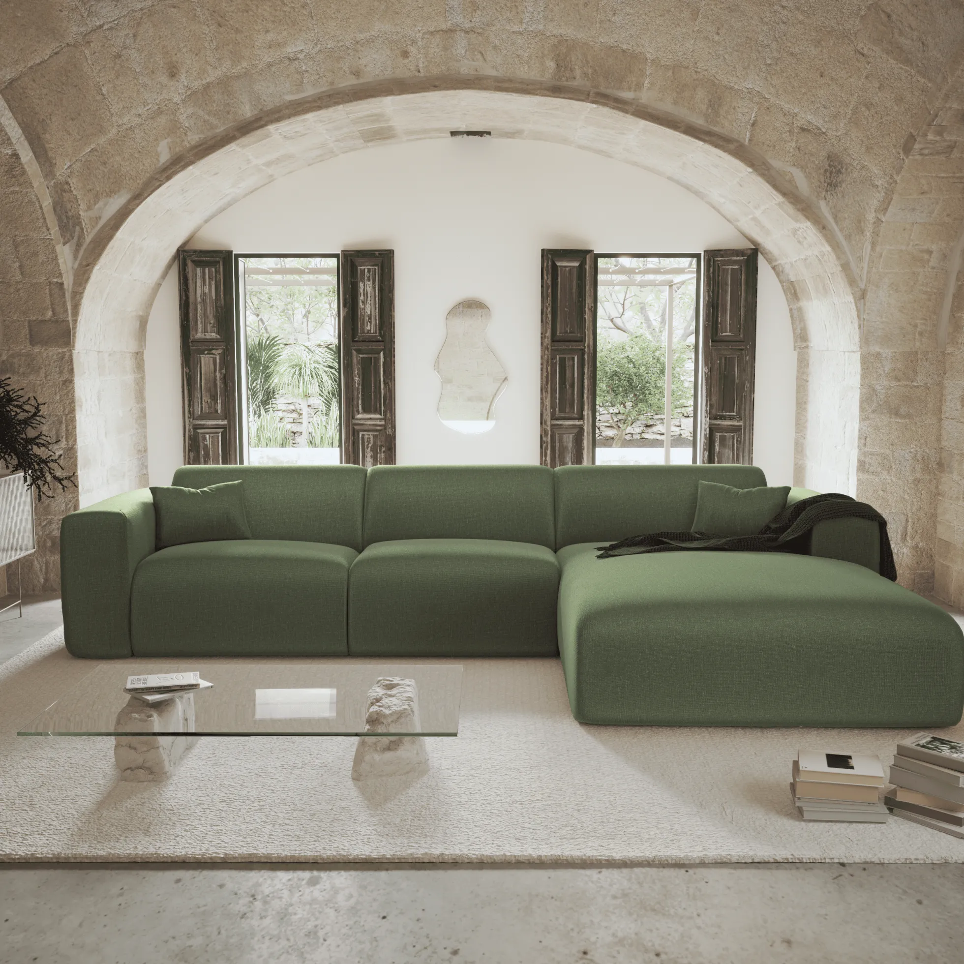 Canapé Convertible Angle Droit Myra