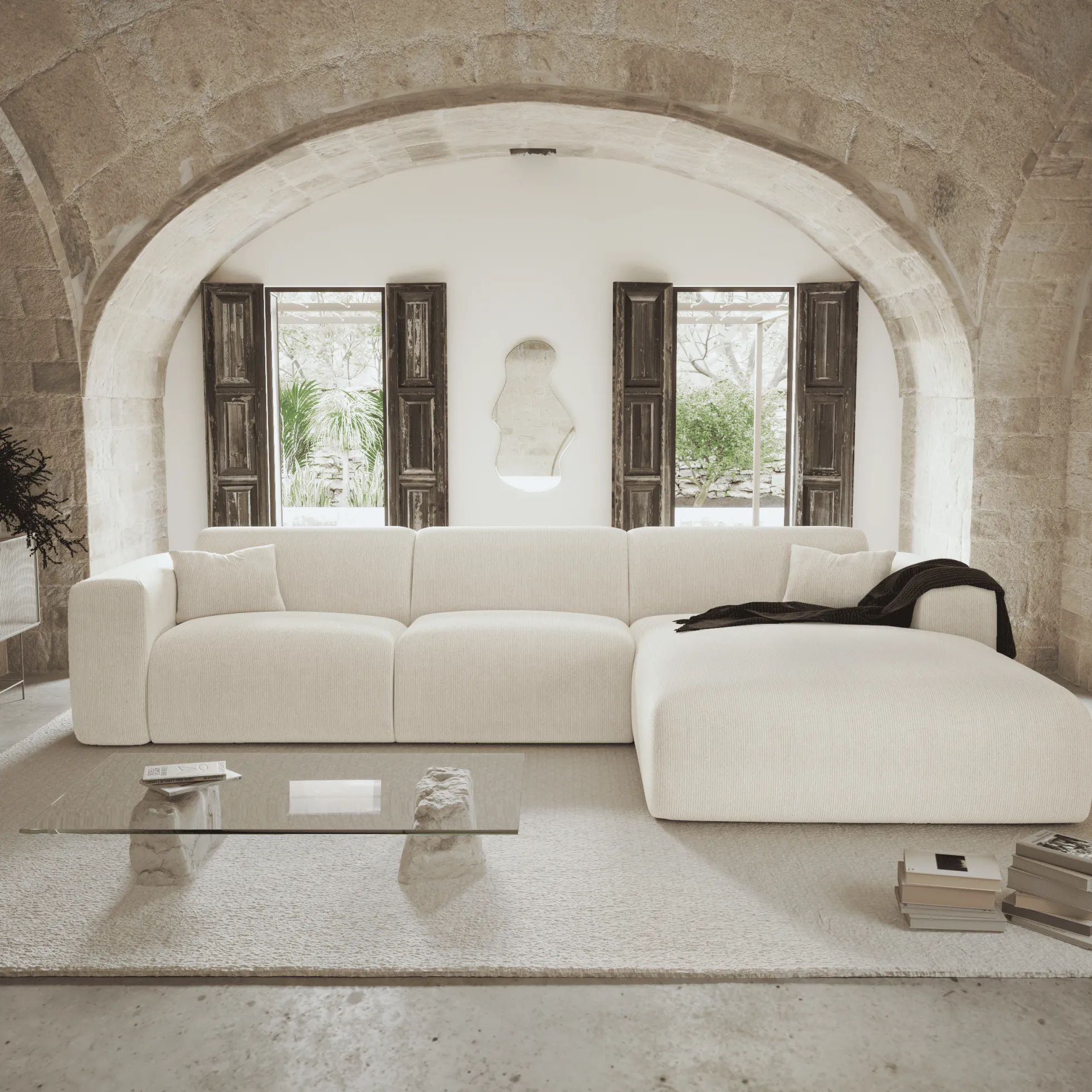 Canapé Convertible Angle Droit Myra