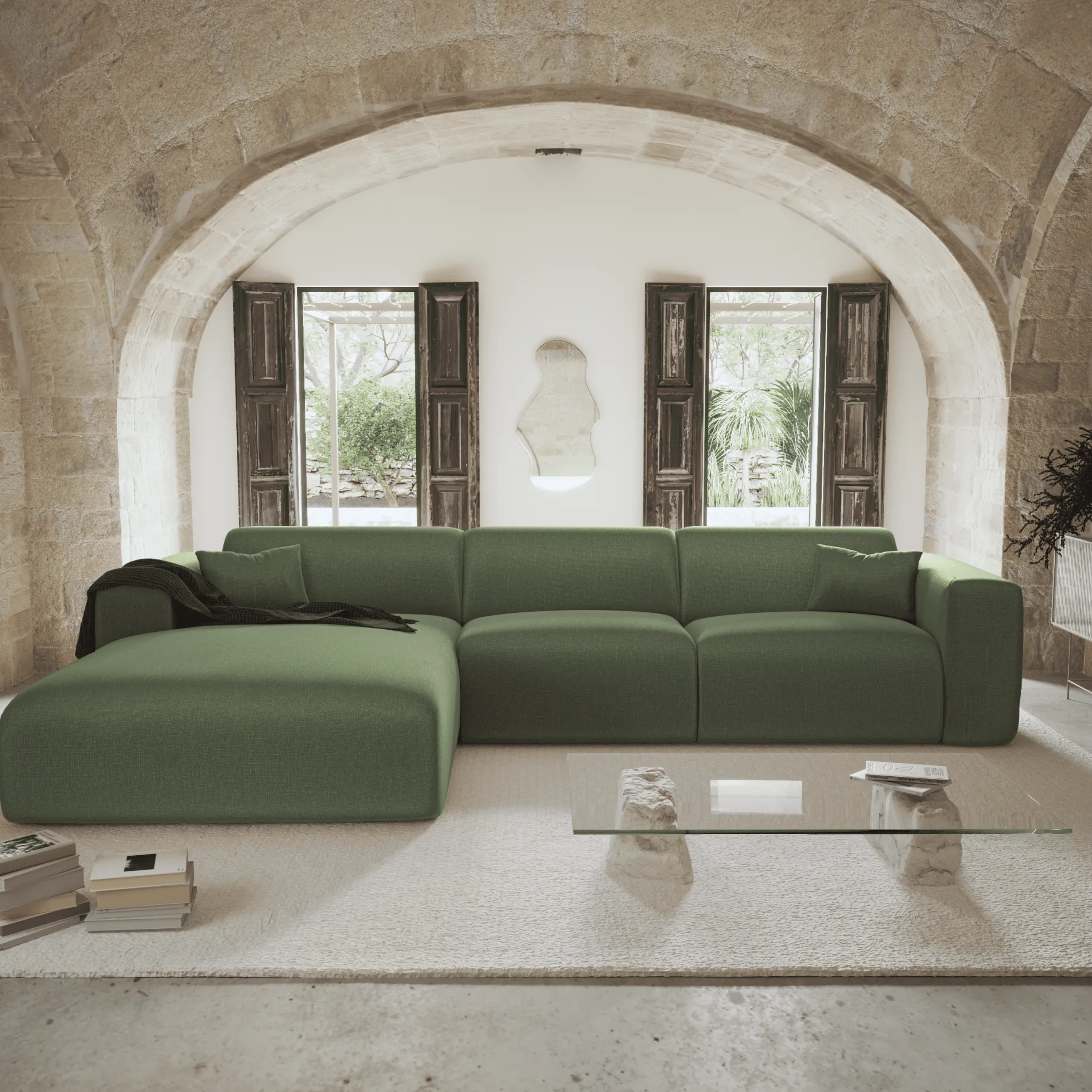 Canapé Convertible Angle Gauche Myra