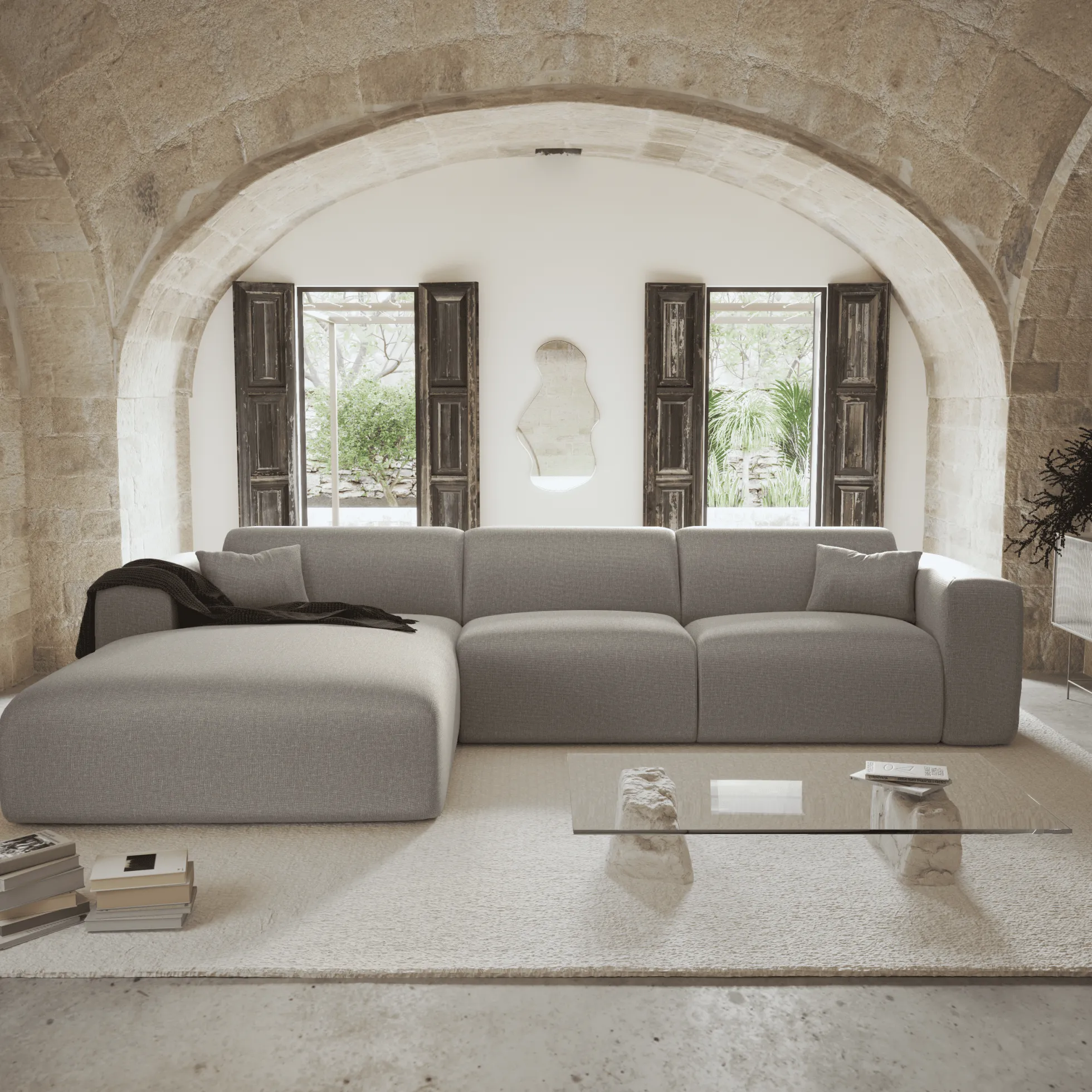 Canapé Convertible Angle Gauche Myra