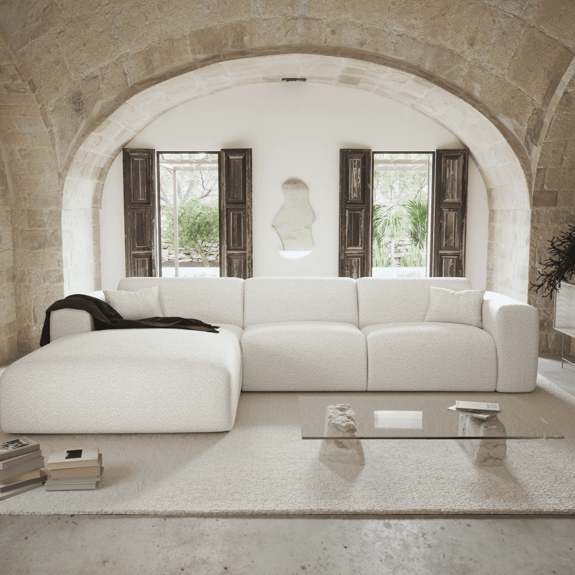 Canapé Convertible Angle Gauche Myra