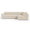 Canapé d'angle droit modulable 5-6 places Nest