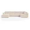 Canapé grand angle modulable 8 places Nest