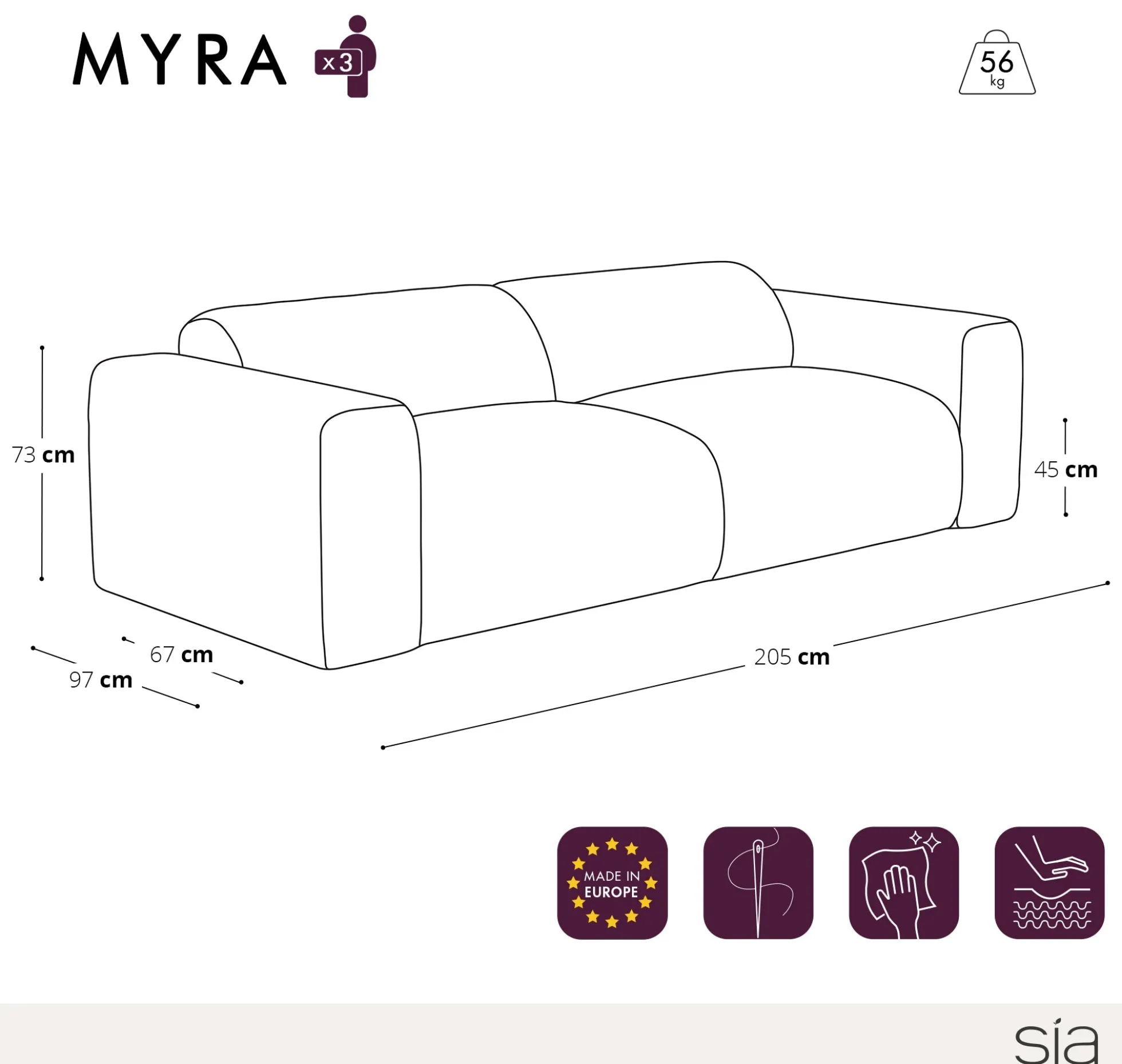 Canapé Myra