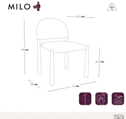 Chaises Milo