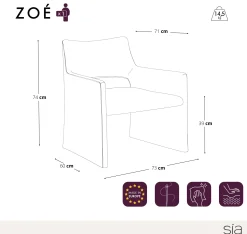 Chaise Zoe