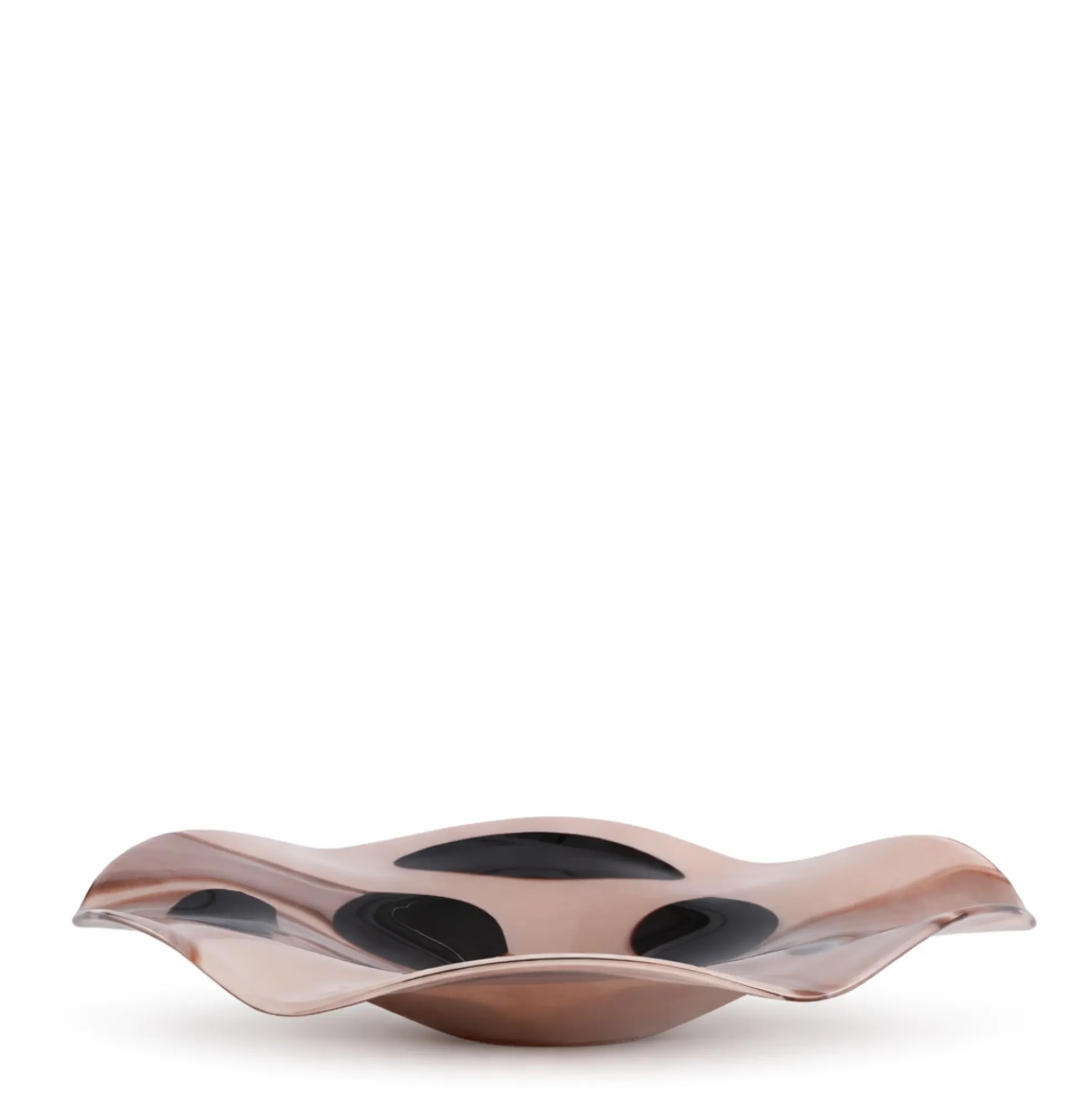 Coupelle décorative en verre soufflé Dots 41cm