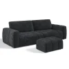 Ensemble Canapé Et Pouf Bari
