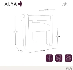 Fauteuil Alya