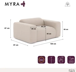 Fauteuil Myra