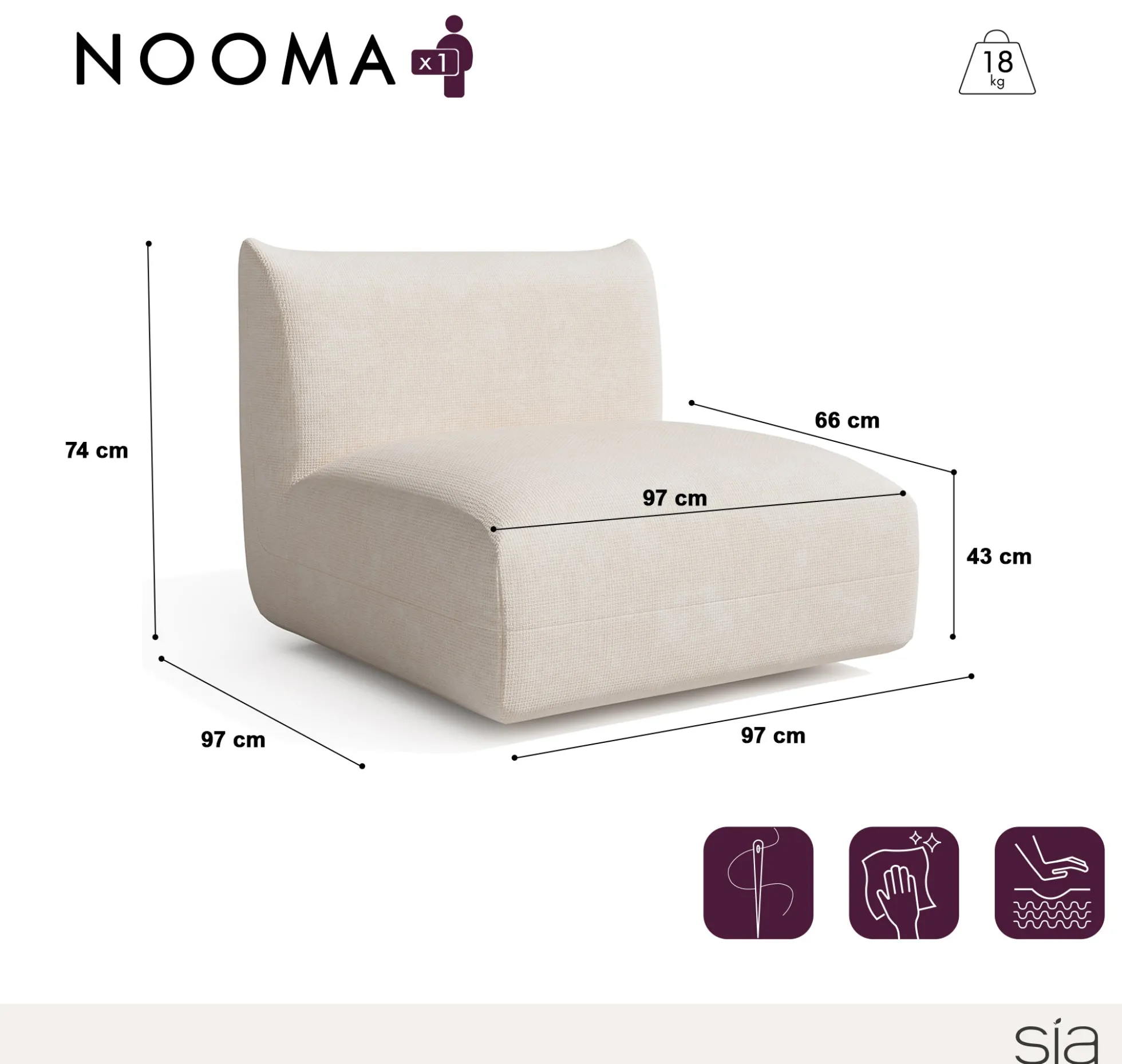 Fauteuil Nooma