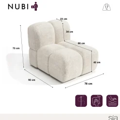 Fauteuil NUBI