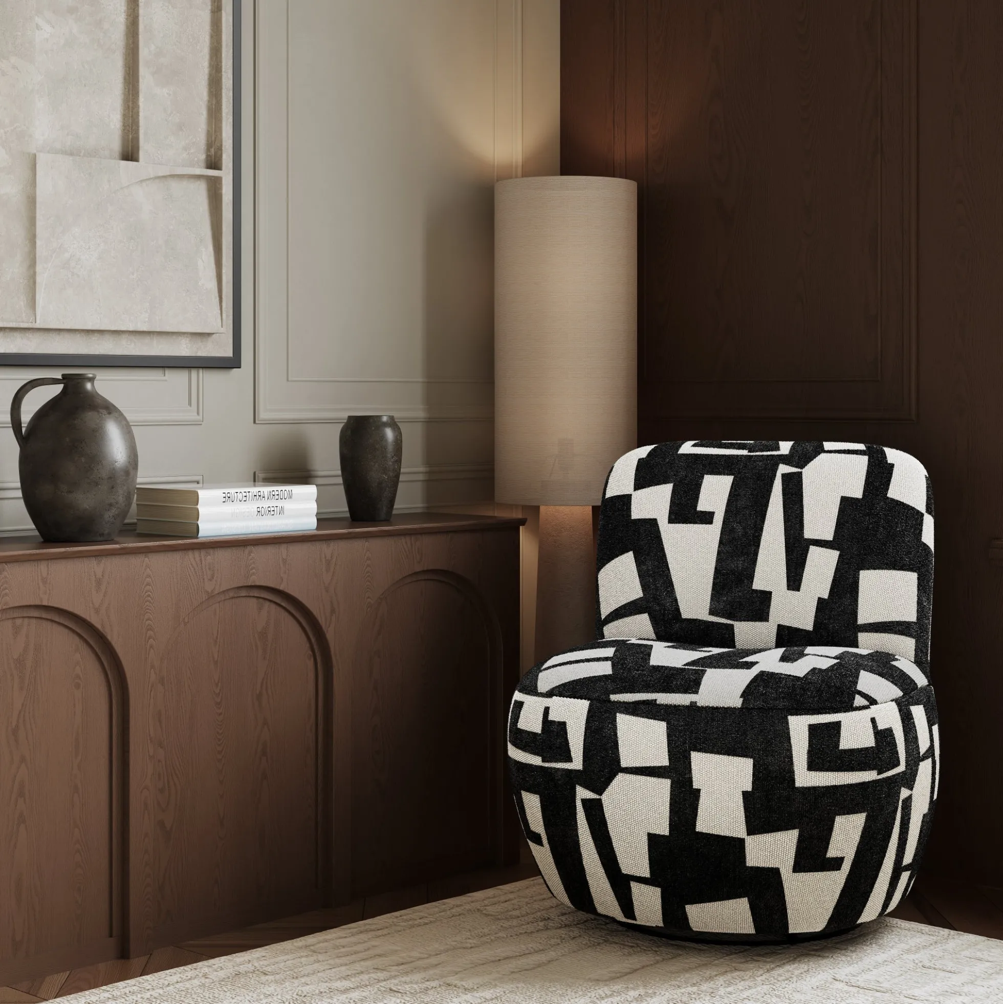 Fauteuil pivotant Jena