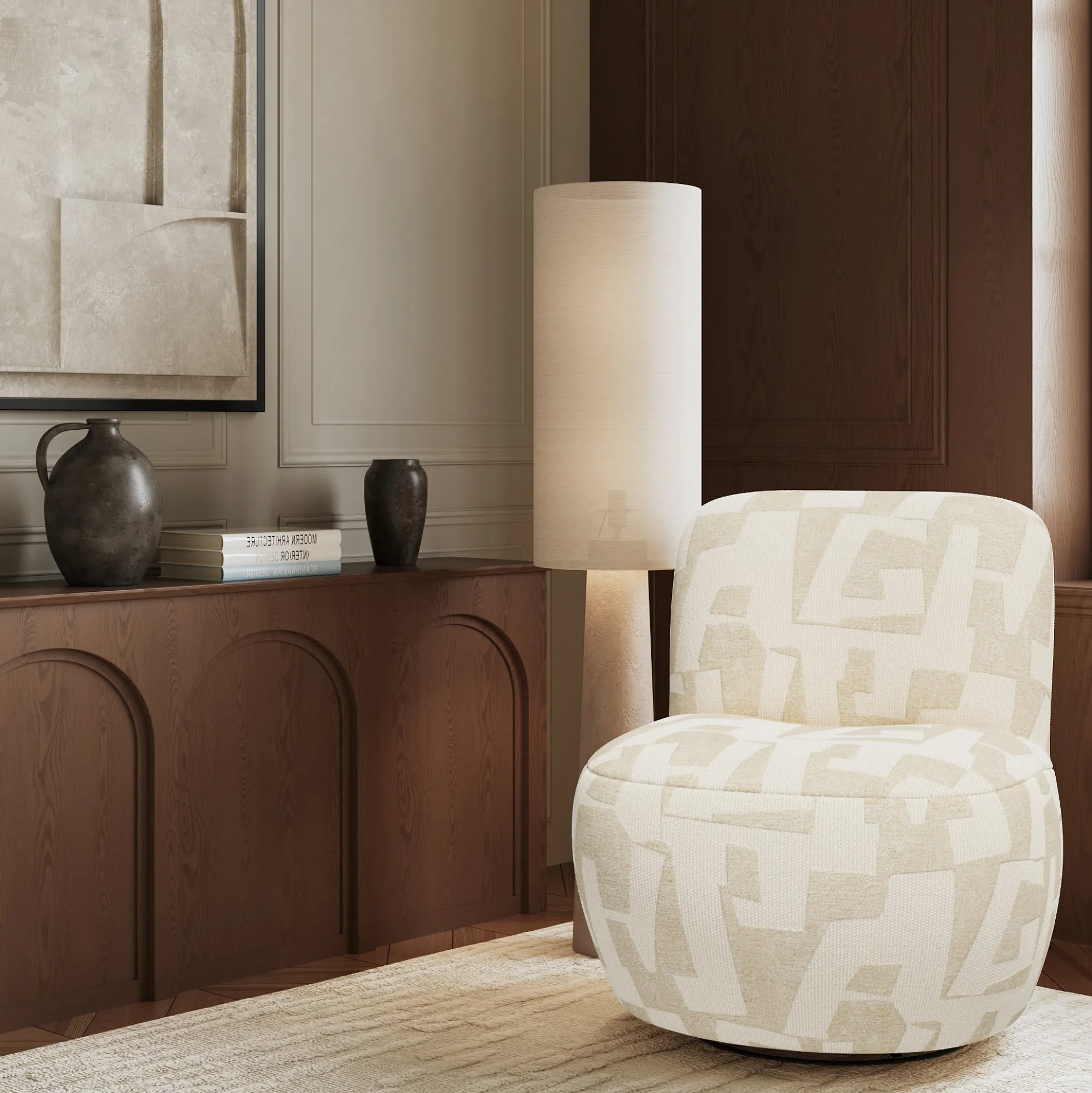 Fauteuil pivotant Jena