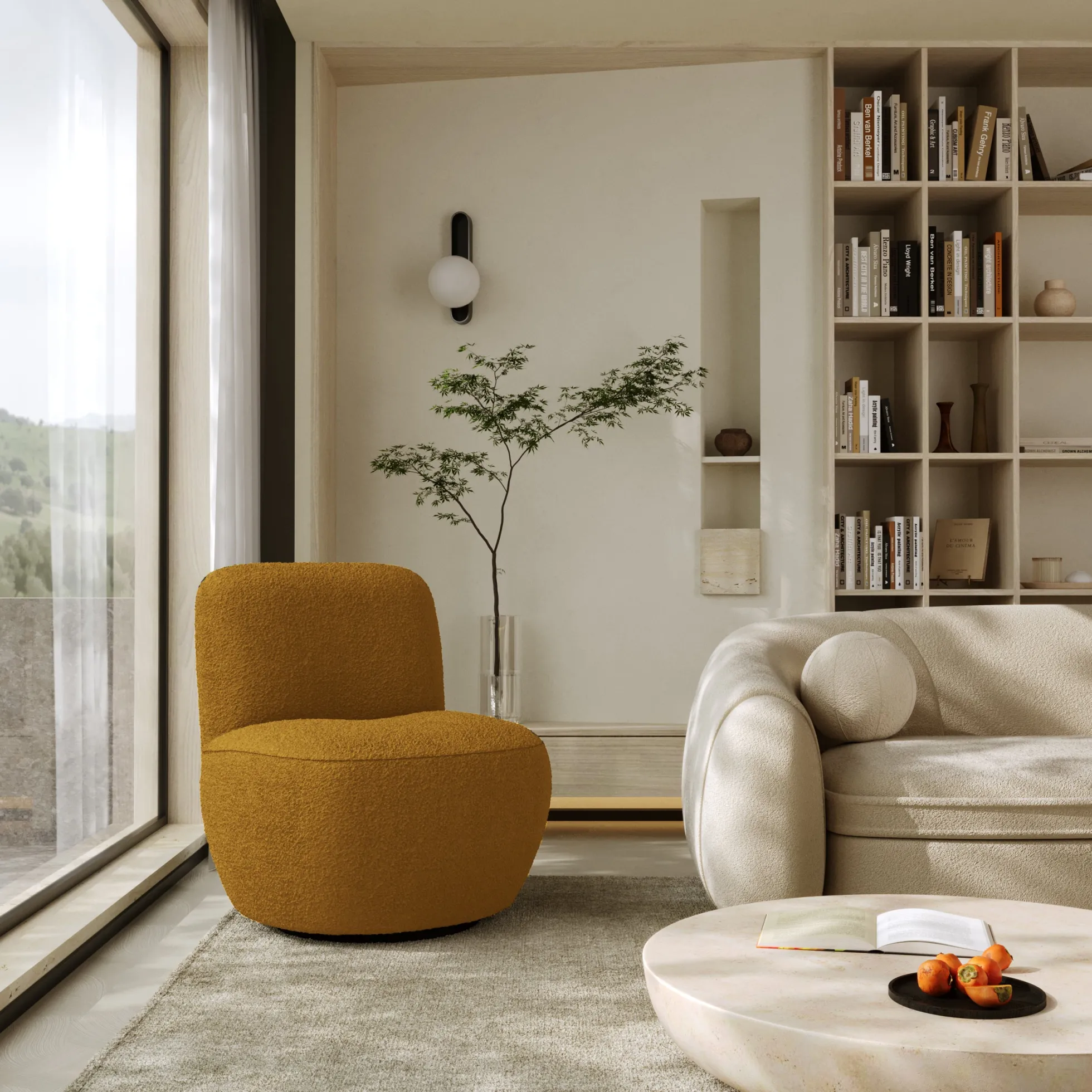 Fauteuil pivotant Jena