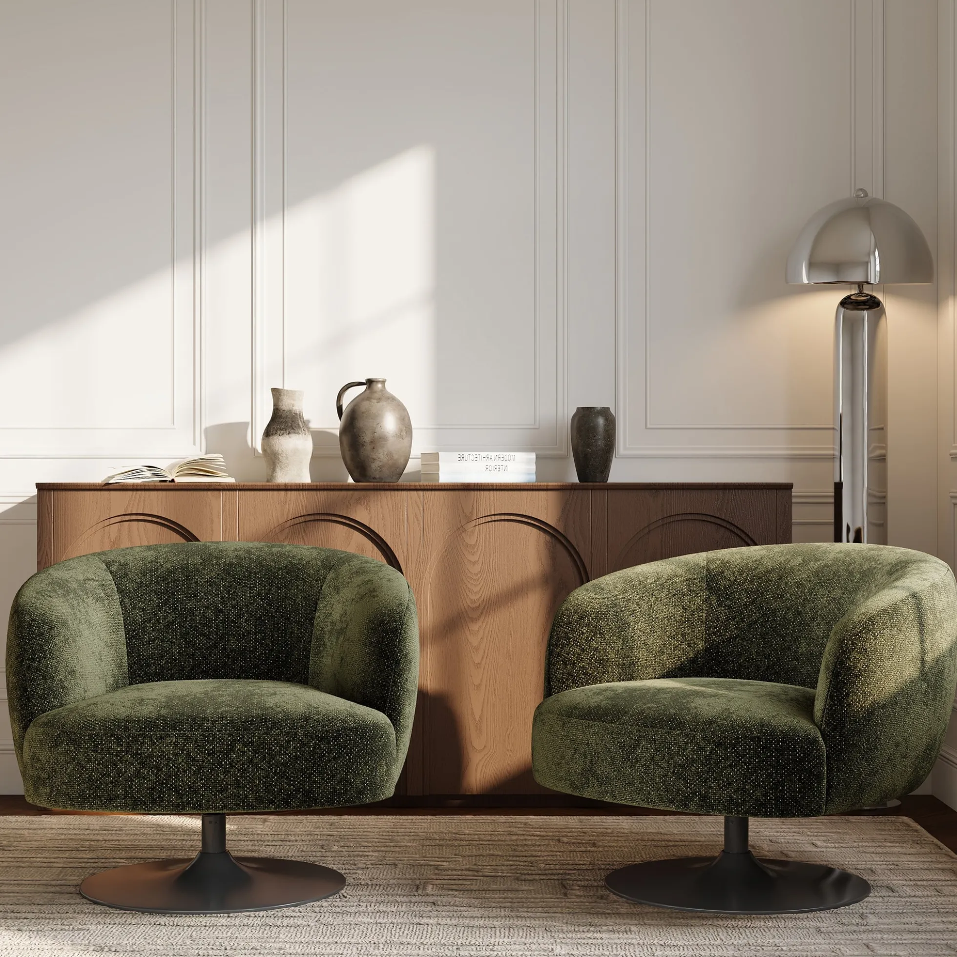 Fauteuil pivotant Oska