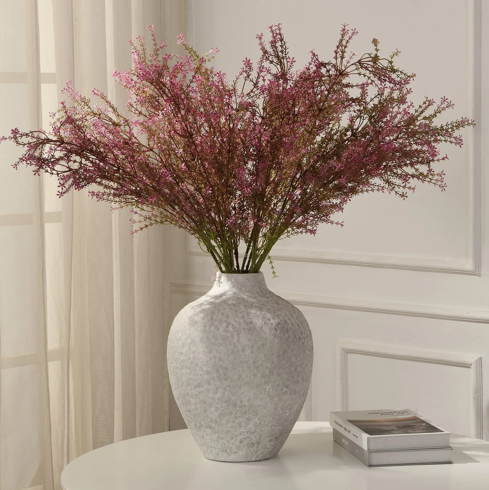 Feuillage avec petites fleurs 92 cm