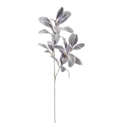 Feuillage Oreille d'Agneau blanchi 73 cm