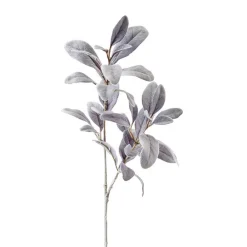 Feuillage Oreille d'Agneau blanchi 73 cm