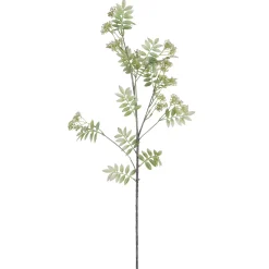 Feuillage pointu avec fleurs 110 cm
