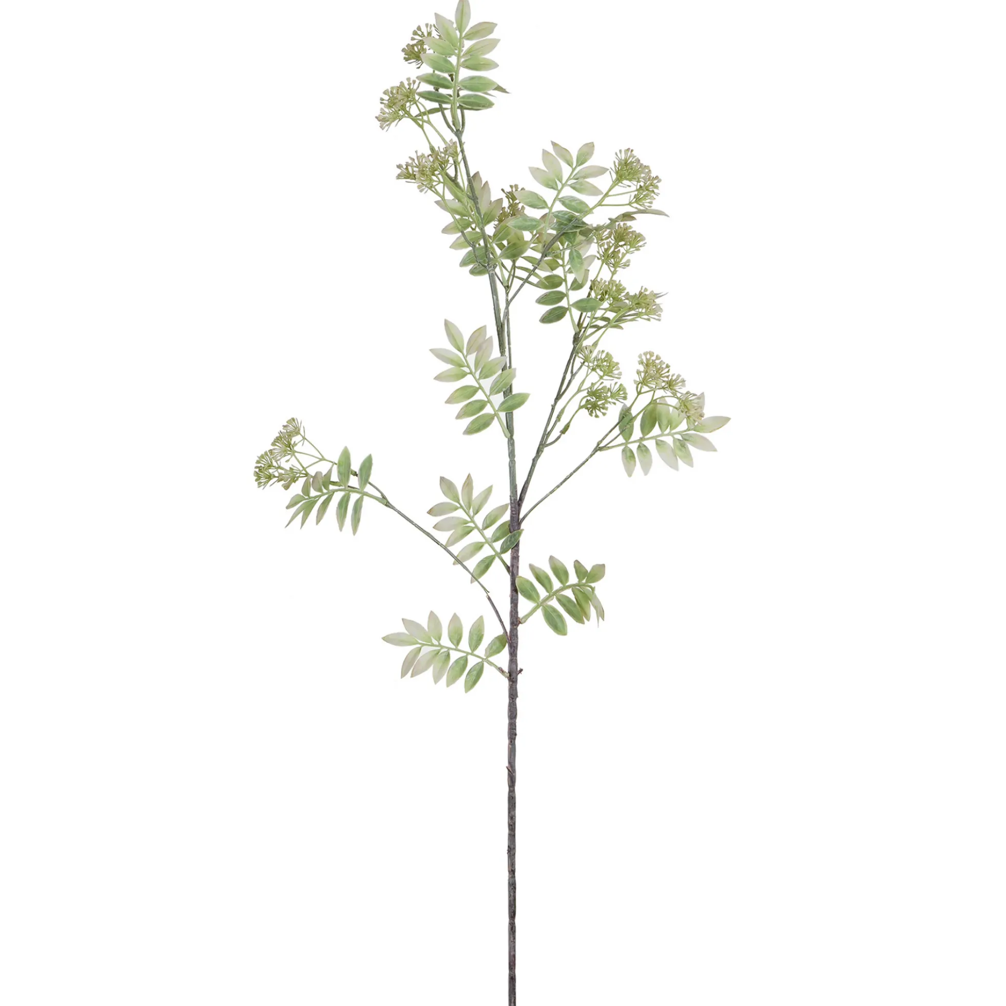 Feuillage pointu avec fleurs 110 cm