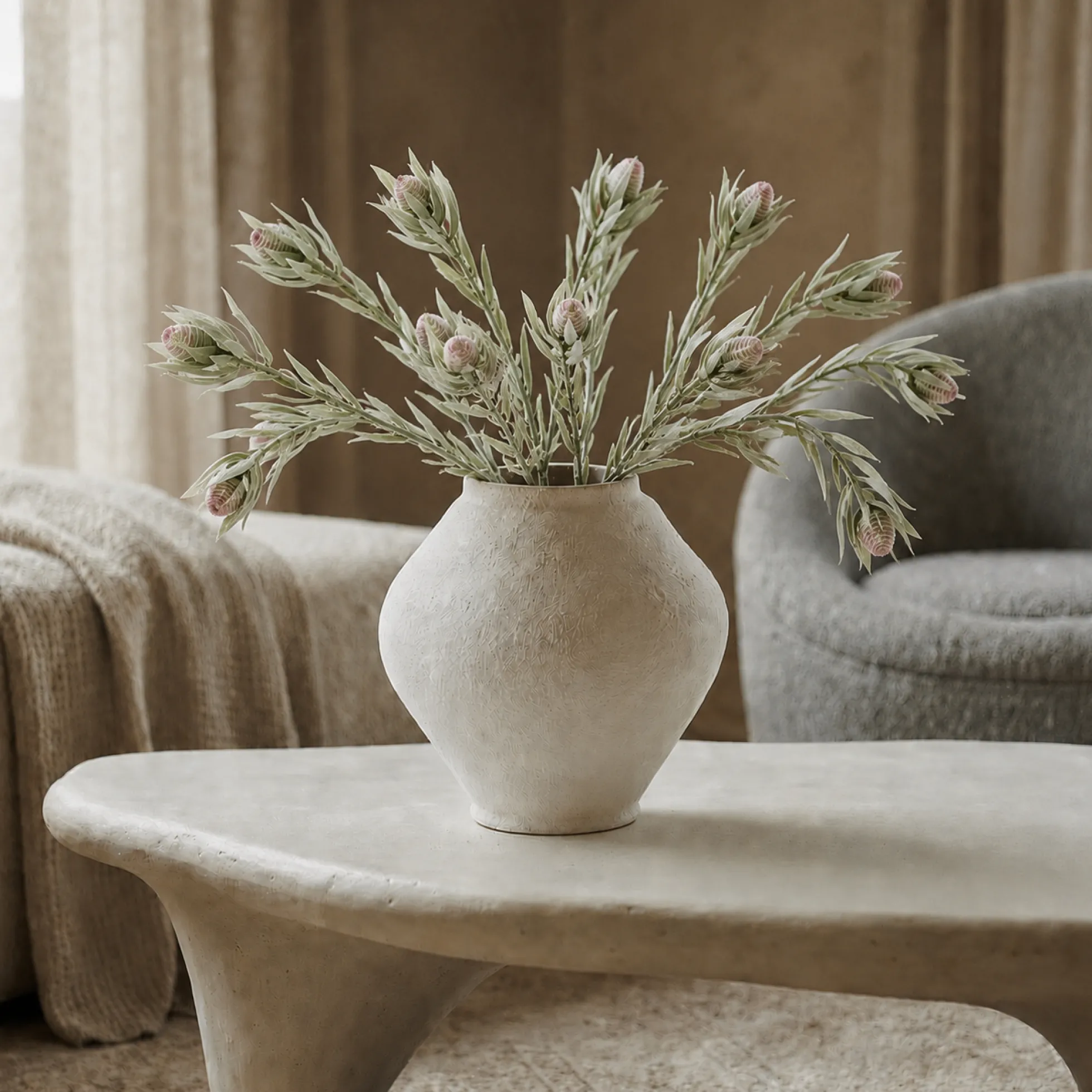 Feuillage Protea tombant