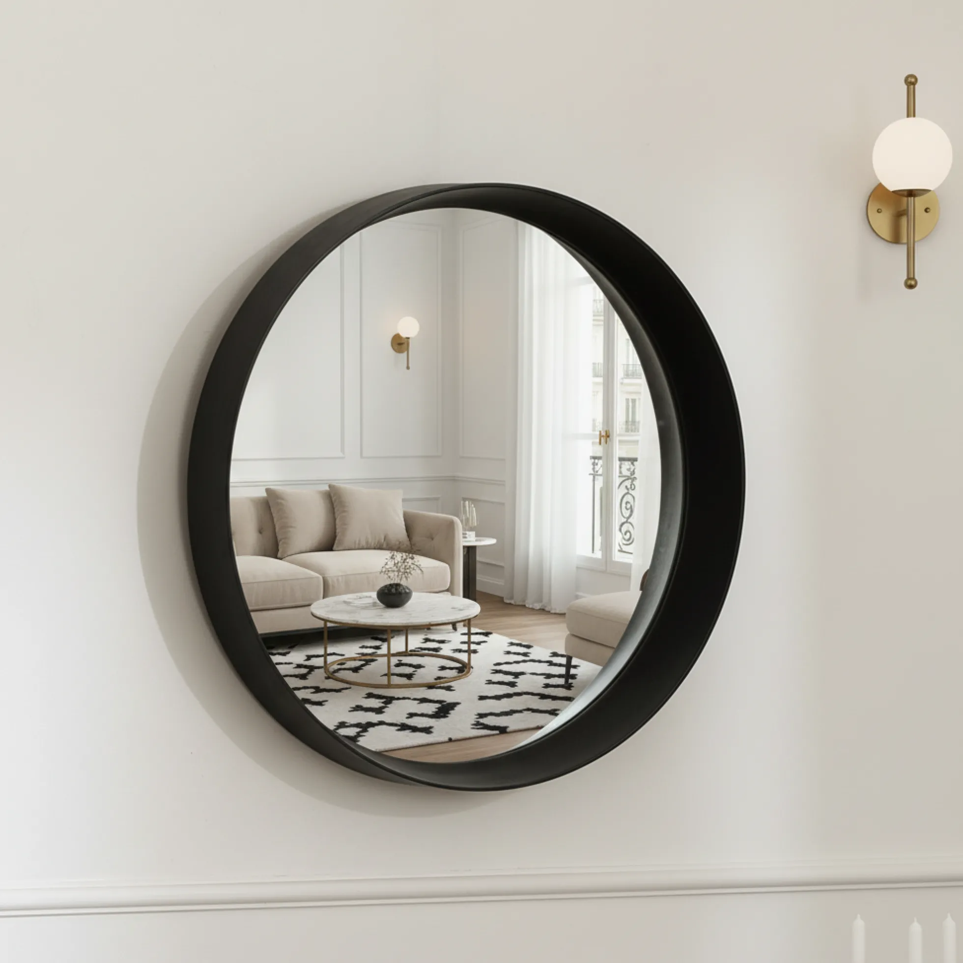 Miroir rond Lio 60 cm
