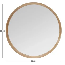Miroir rond Lio 80 cm