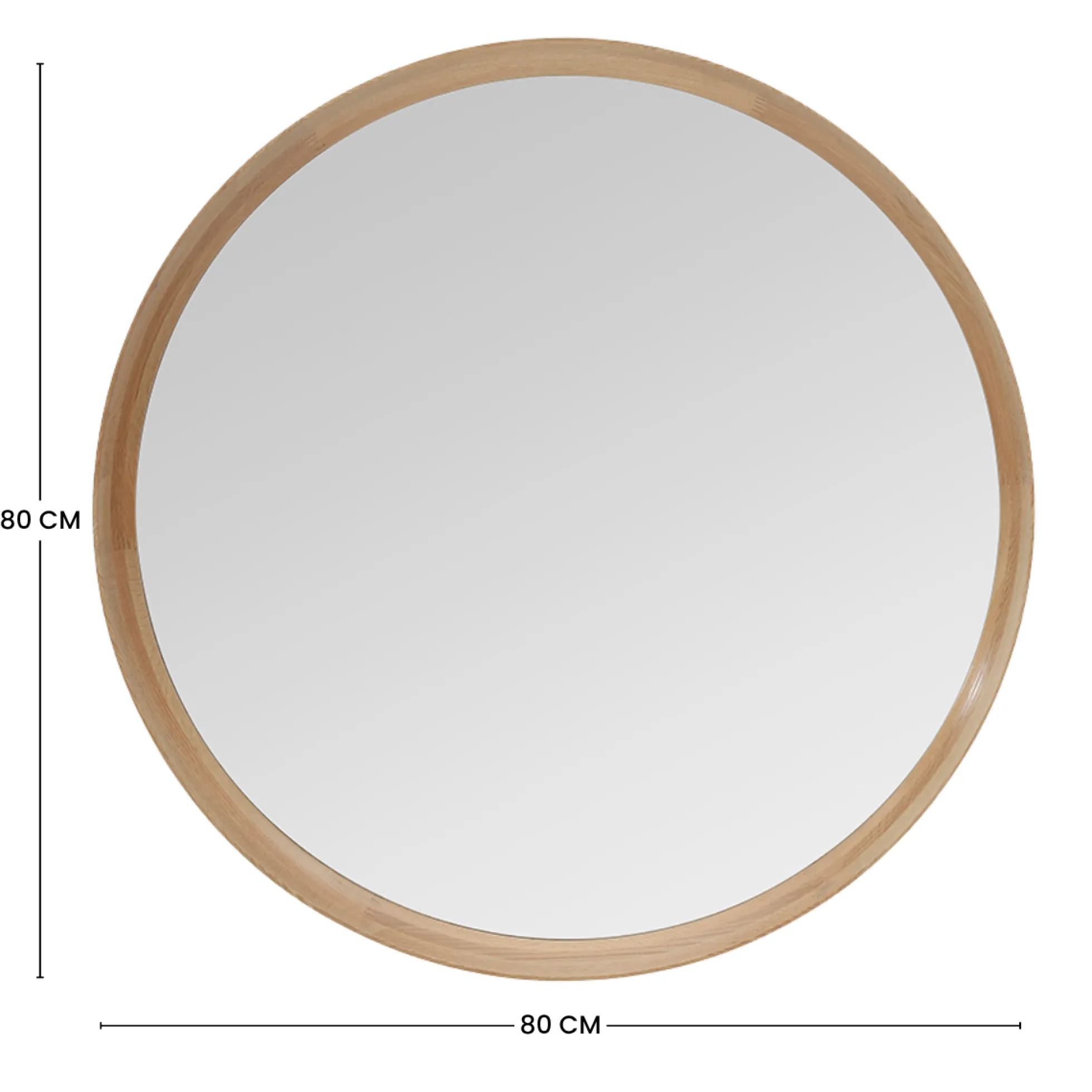 Miroir rond Lio 80 cm
