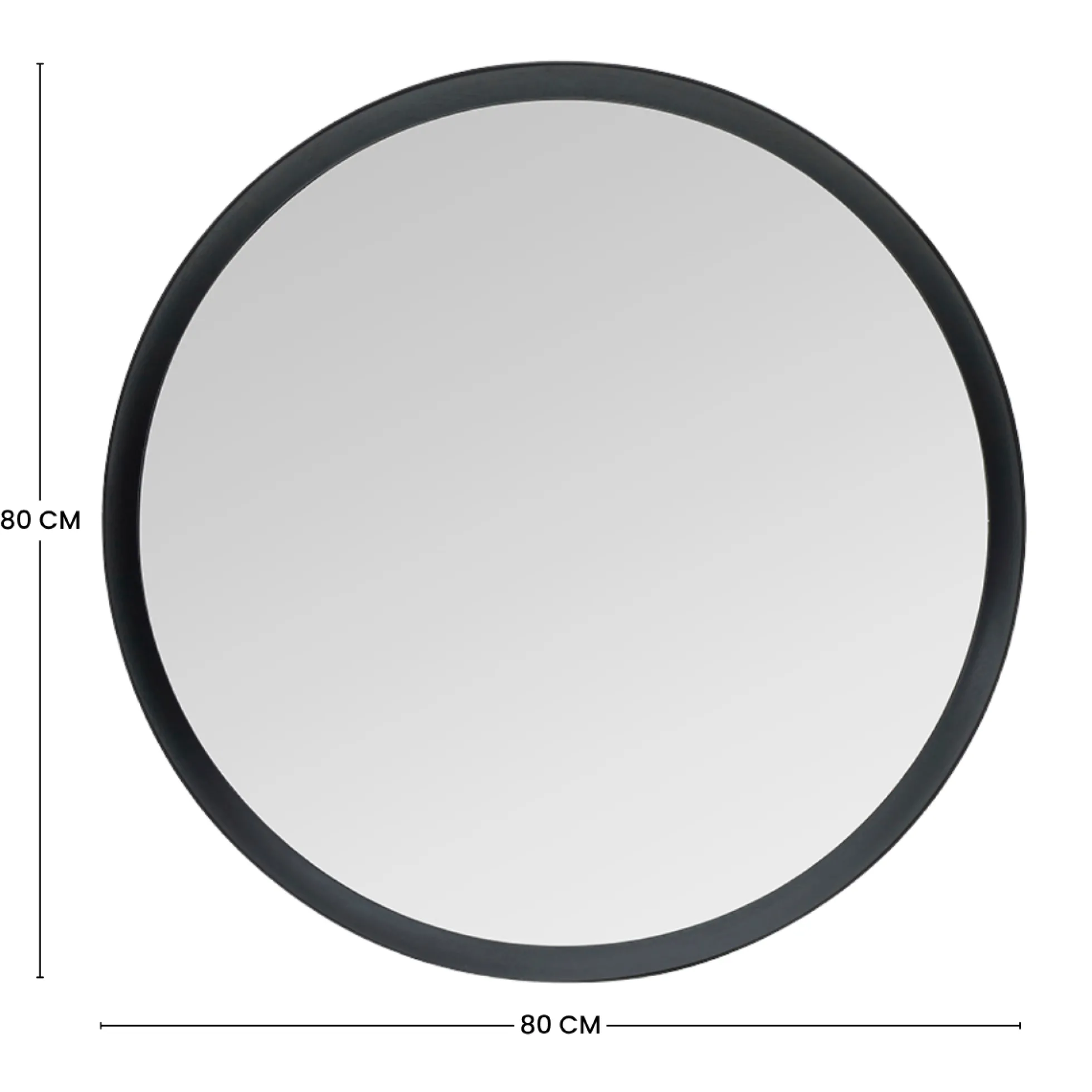 Miroir rond Lio 80 cm