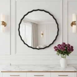 Miroir rond Ondine 76cm