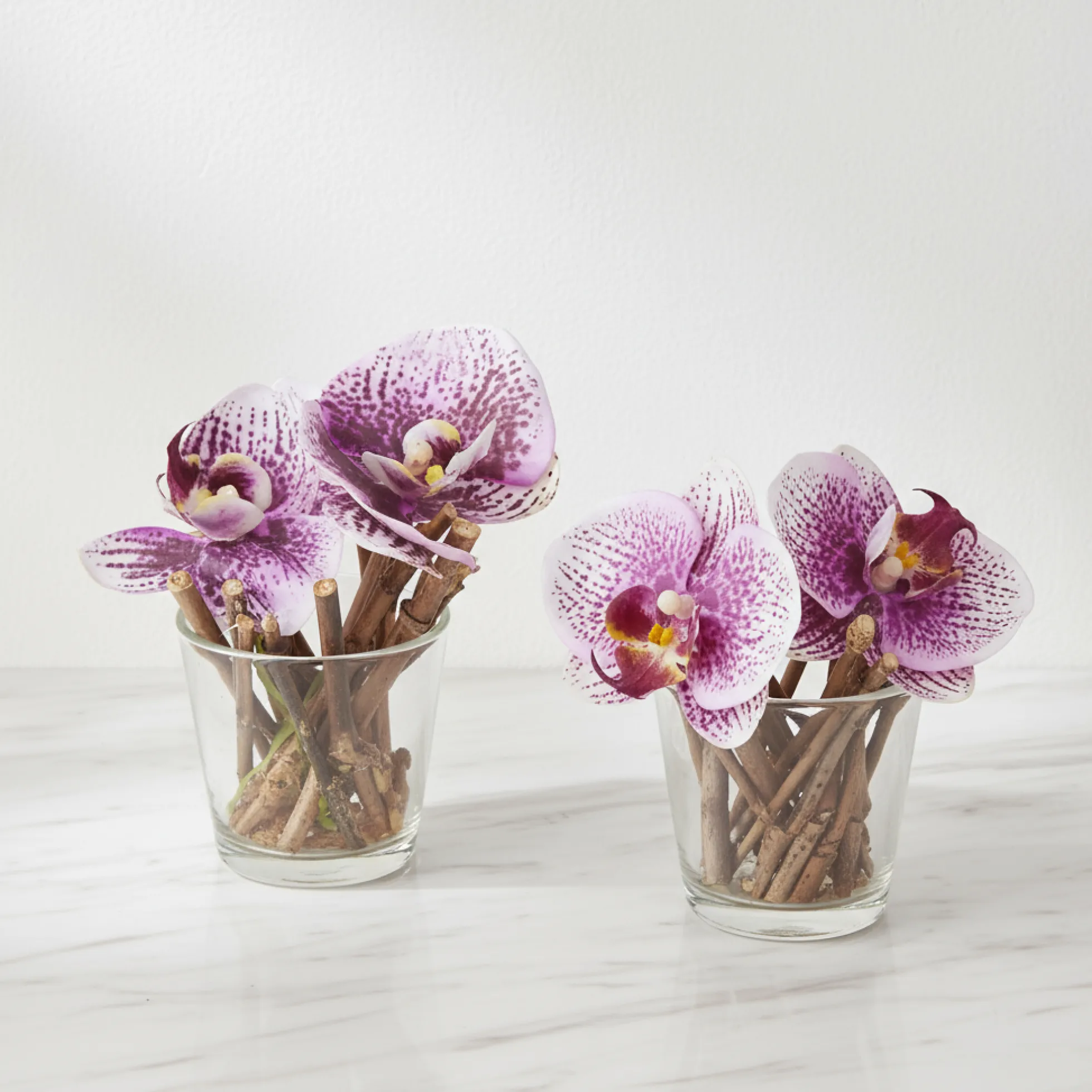 Orchidées Artificielles en Illusion d'Eau Sissi