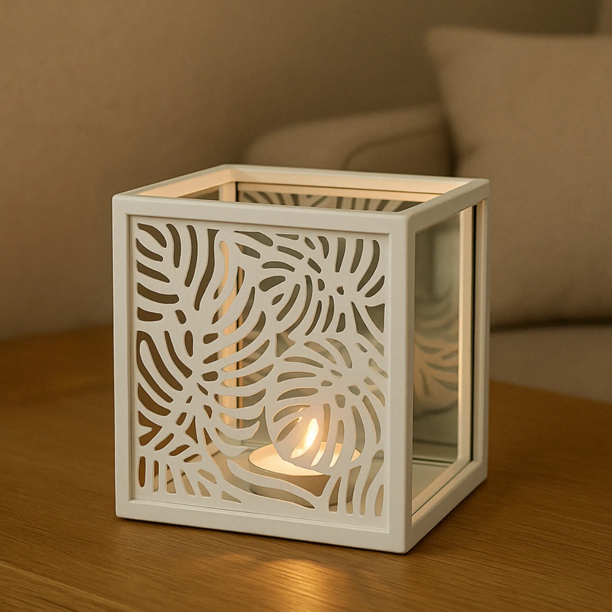 Photophore avec miroir