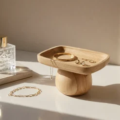 Plateau décoratif sur pied Yoko