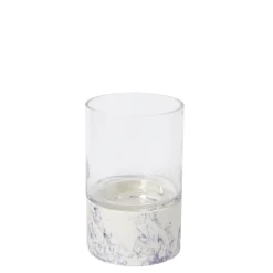 Porte-Bougie en Effet Marbre Grand Format