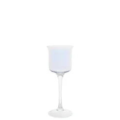 Porte-bougie à pied Irisé Pearly