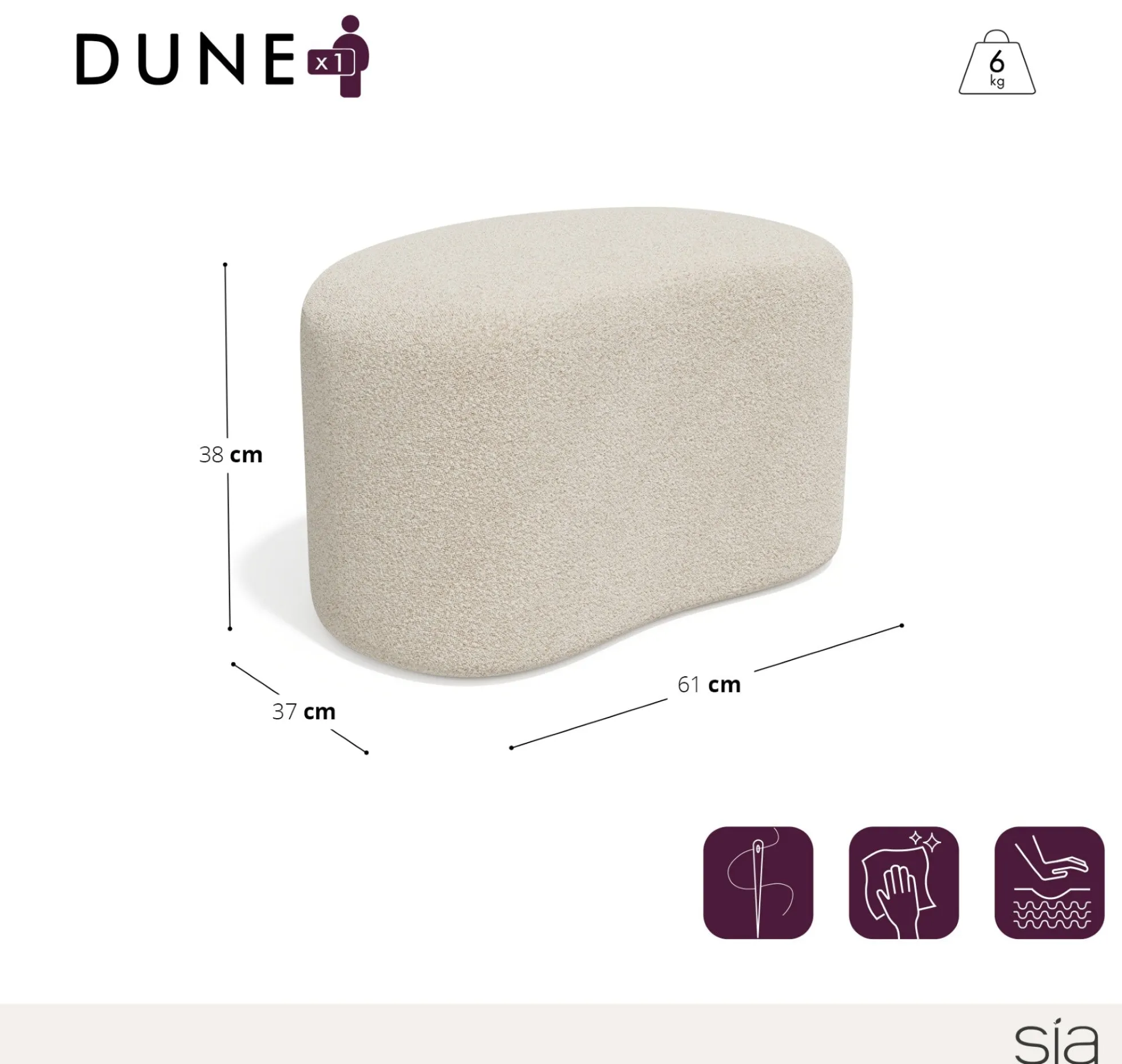 Pouf Dune