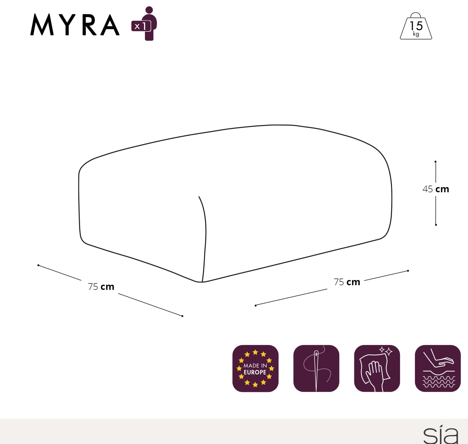 Pouf Myra